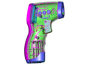 电子体温枪的模具设计与体温枪模具注塑 电子体温枪的模具设计与体温枪模具注塑
